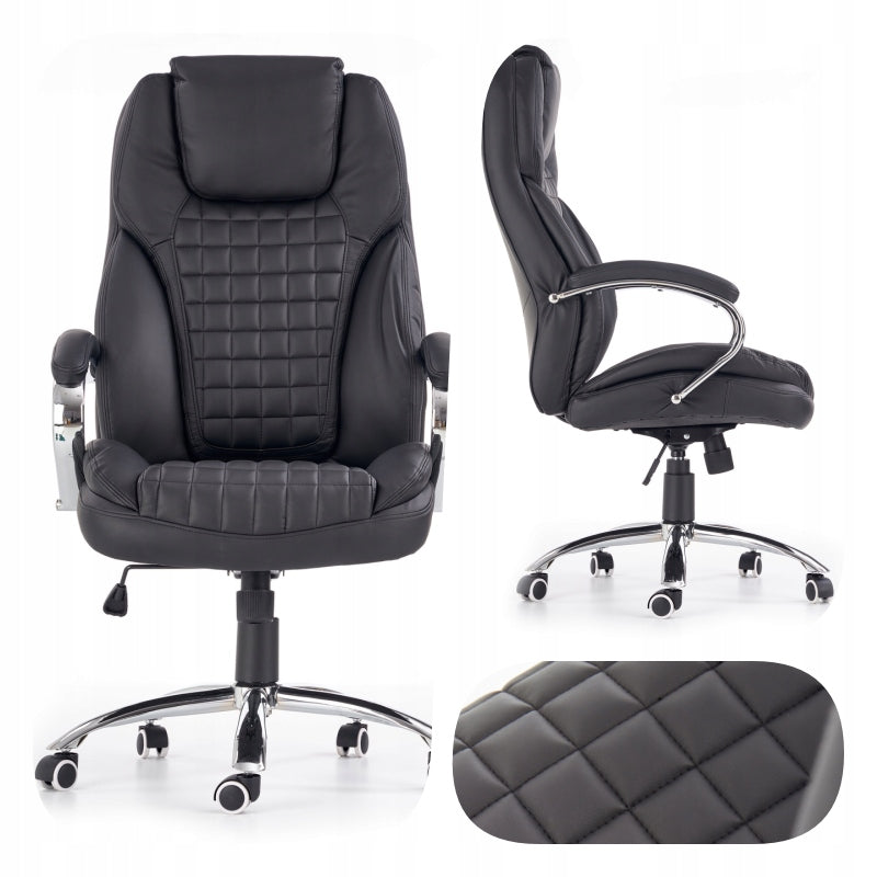 Office chair KING black swivel faux leather TILT ergonomic 120 KG Manufacturer code V-CH-KING-FOT