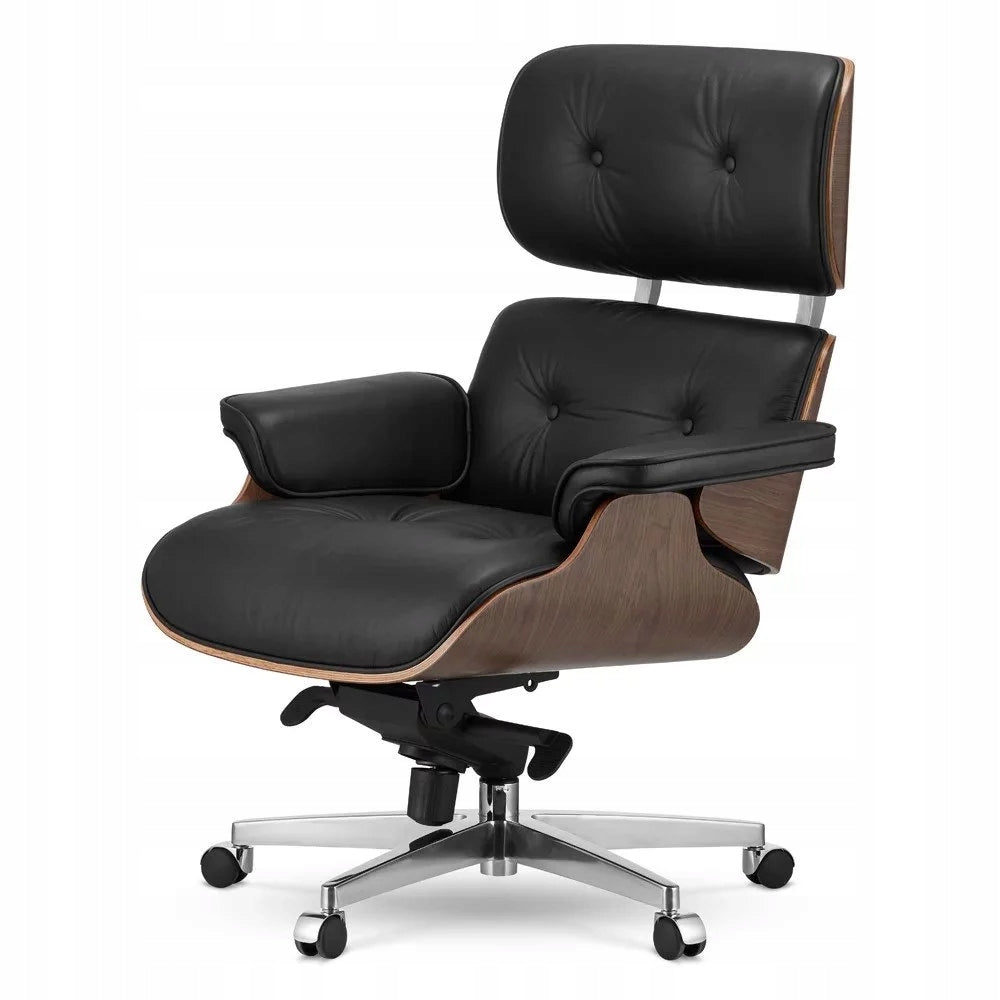 Office chair Lounge chair white leather light walnut Tre eames o Manufacturer code LuceraBiurowa
