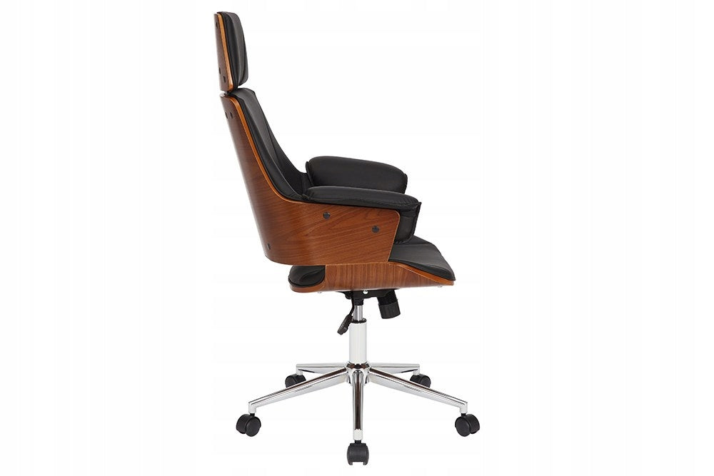 Office chair Manhattan swivel imitation leather walnut 44195 EAN (GTIN) 4251854737406
