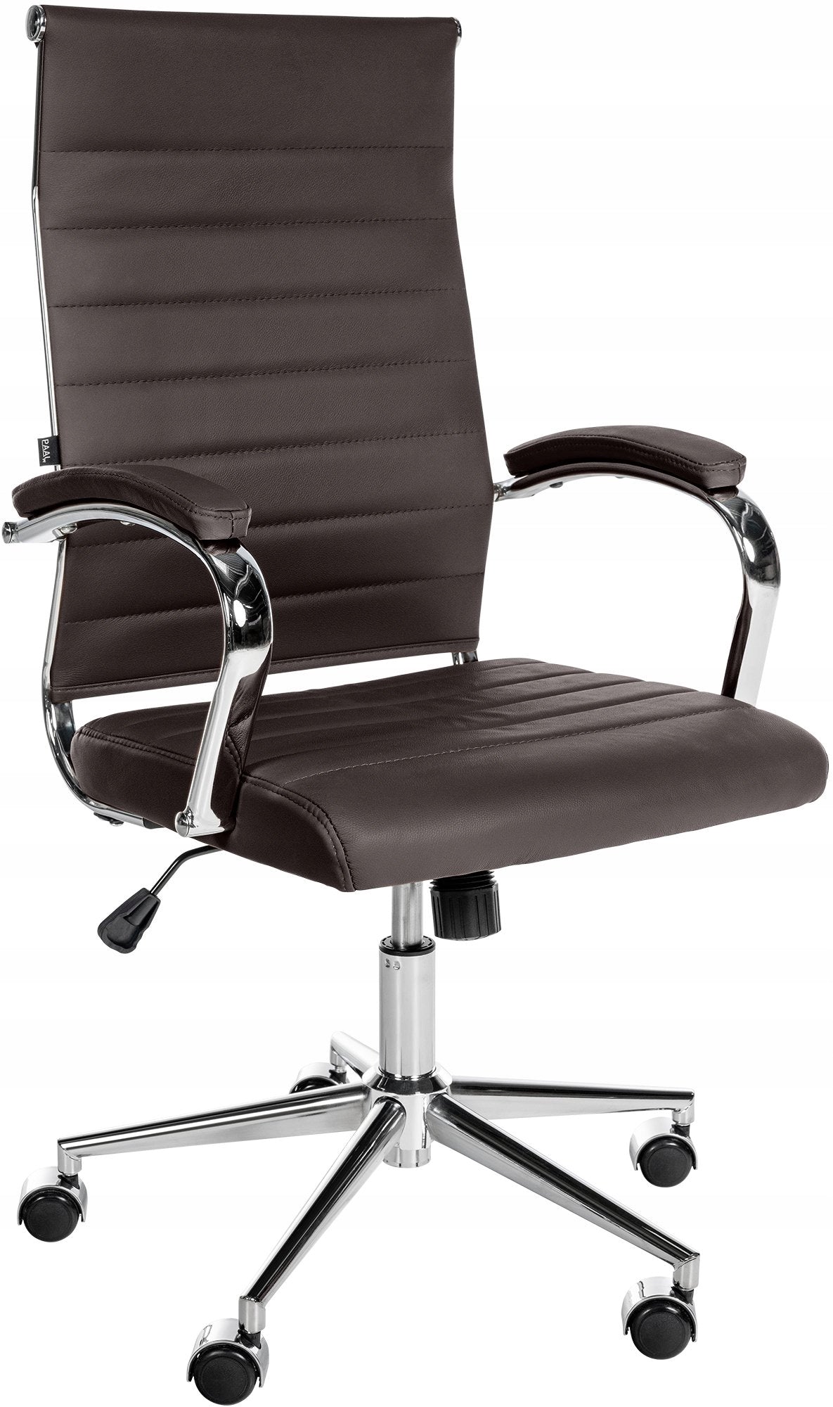 Office chair Mollis genuine leather, coffee