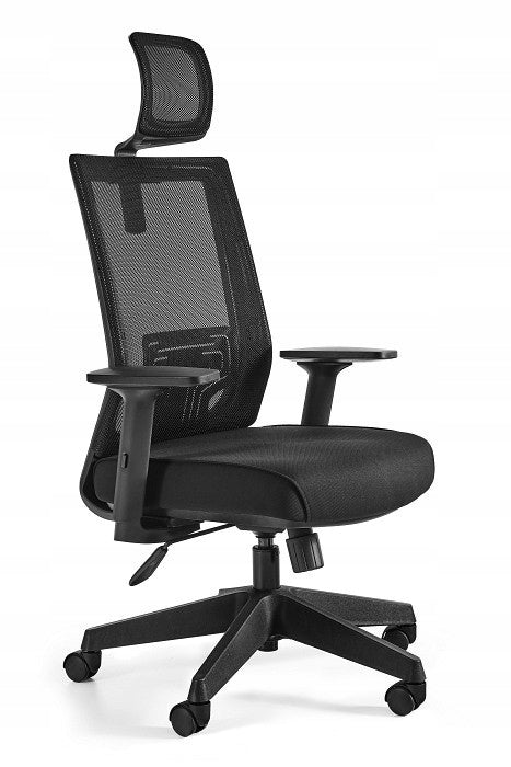 Office chair Nez black mesh/fabric mechanism multiblock