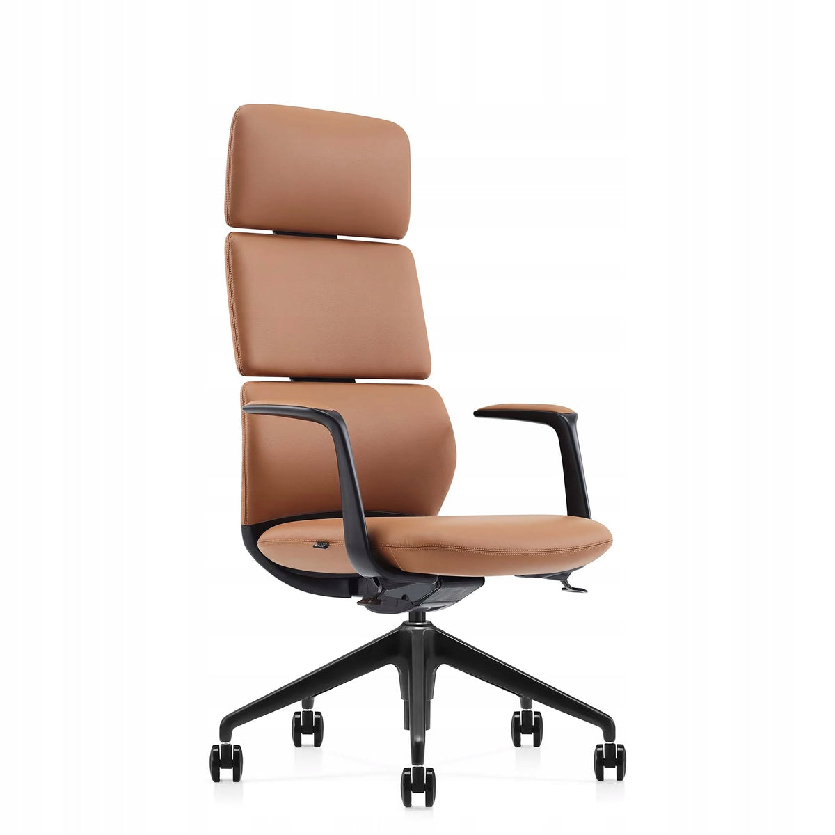 Office chair Omega brown eco-leather