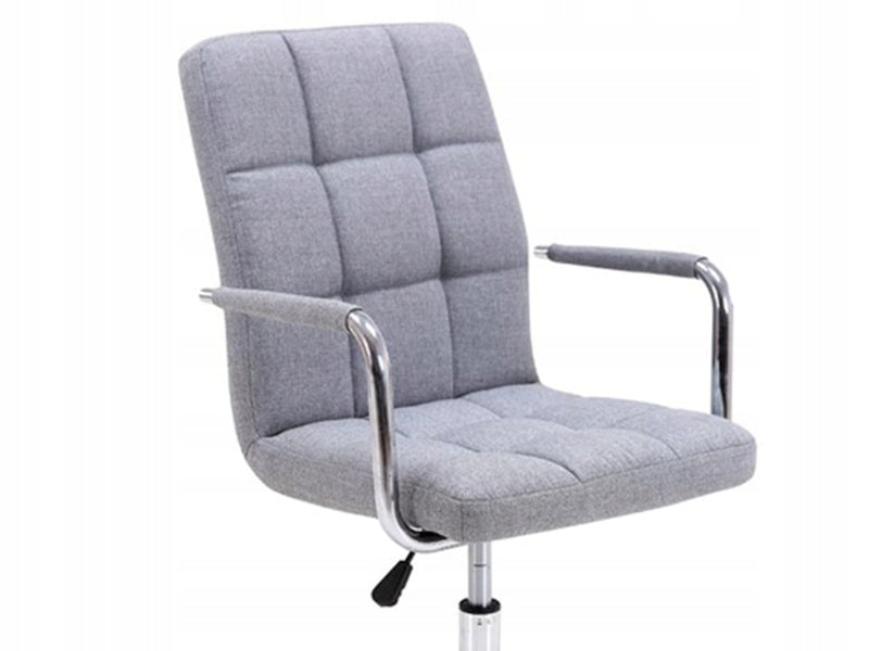 Office chair Q022 grey fabric chair SIGNAL Upholstery color gray