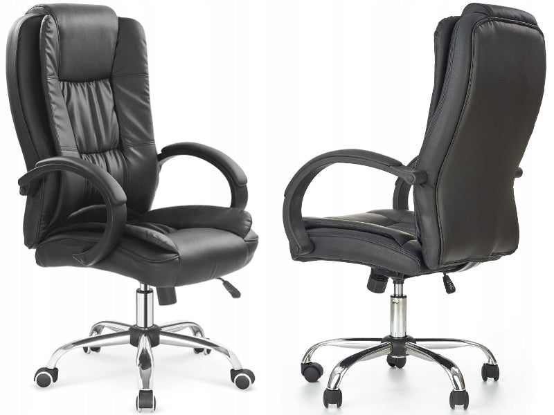 Office chair RELAX BLACK employee Halmar -24H
