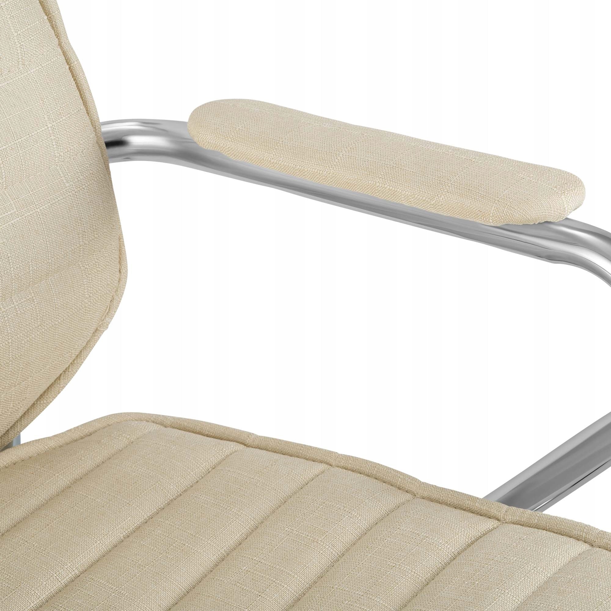 Office chair Rako fabric, cream Packaging status original
