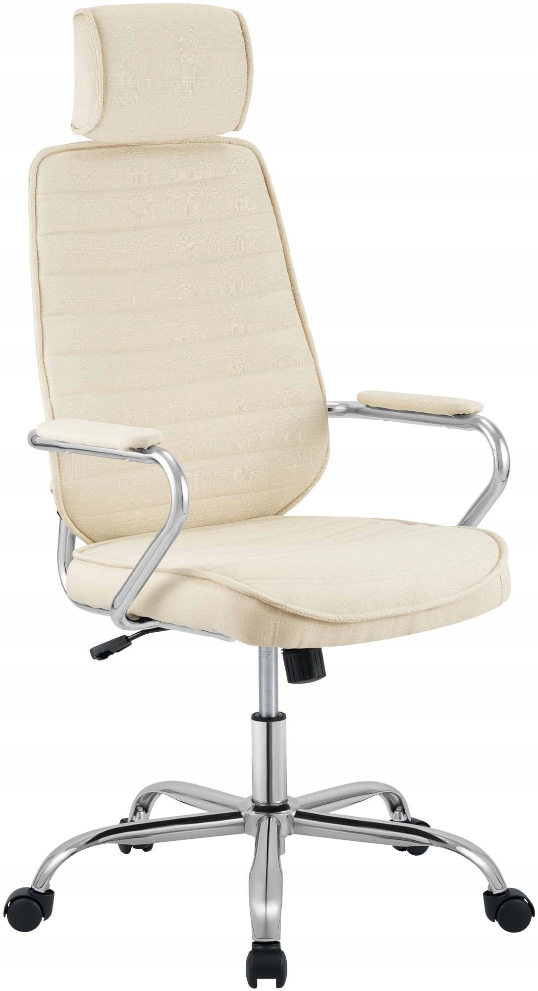 Office chair Rako fabric, cream