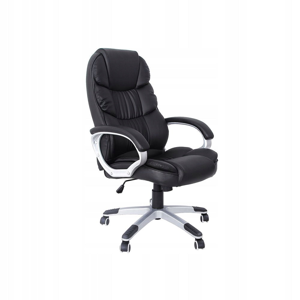 Office chair SONGMICS - black, eco-leather, ergonomic, swivel