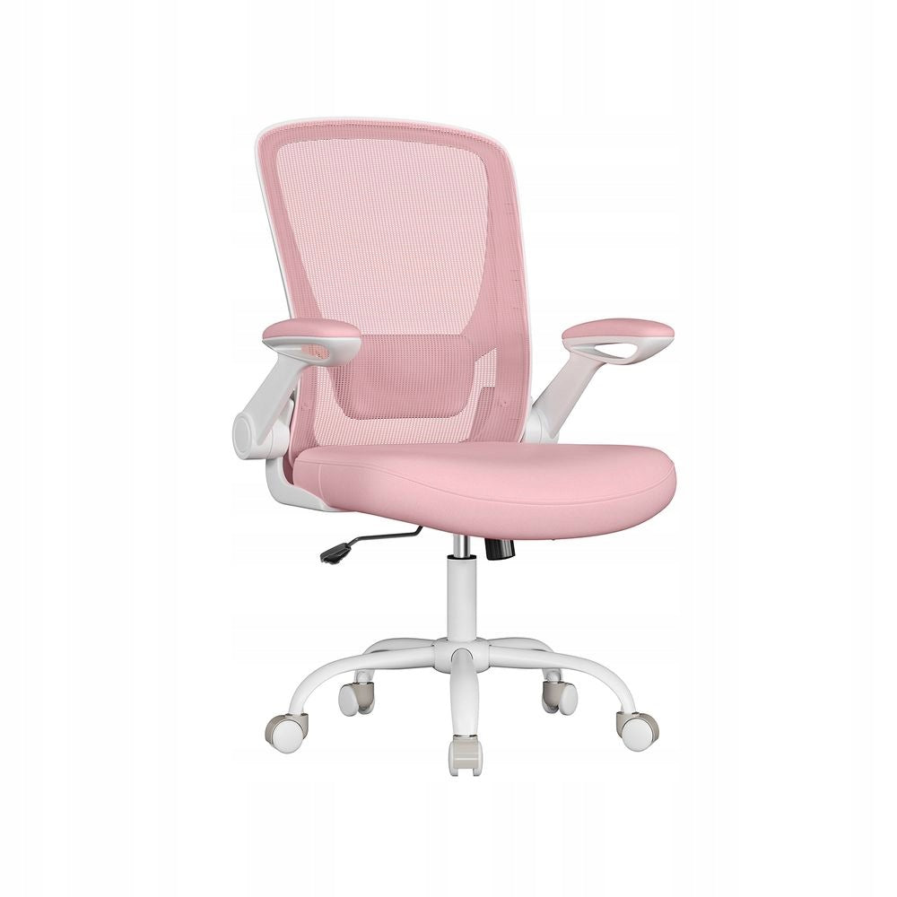 Office chair SONGMICS - pink, swivel, ergonomic, adjustable