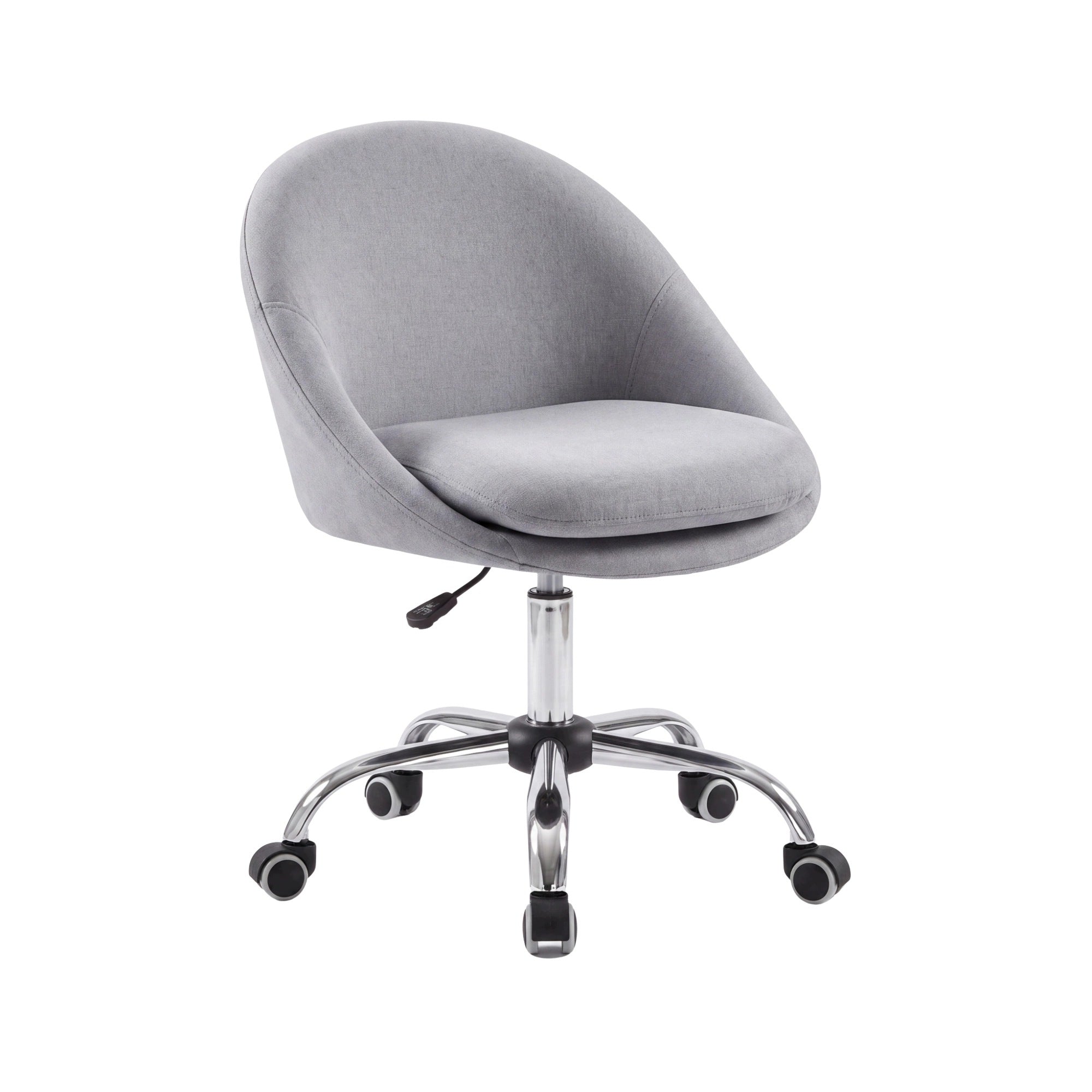 Office chair Swivel chair Upholstered linen and cotton Spacetronik grey