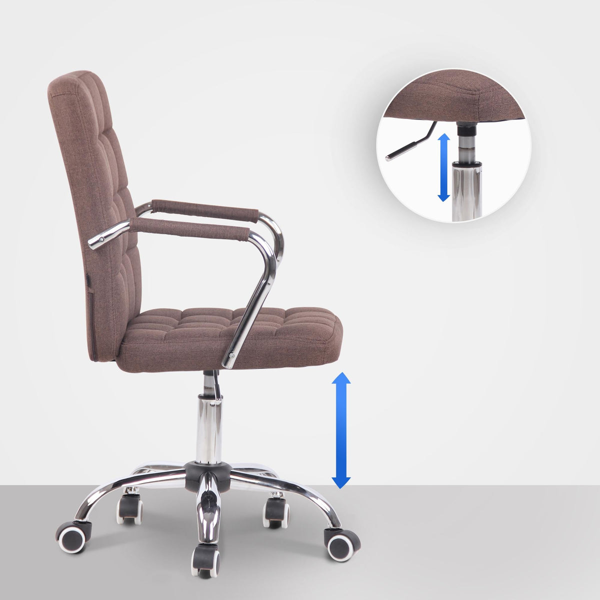 Office chair Terni fabric, brown Manufacturer code C1006144