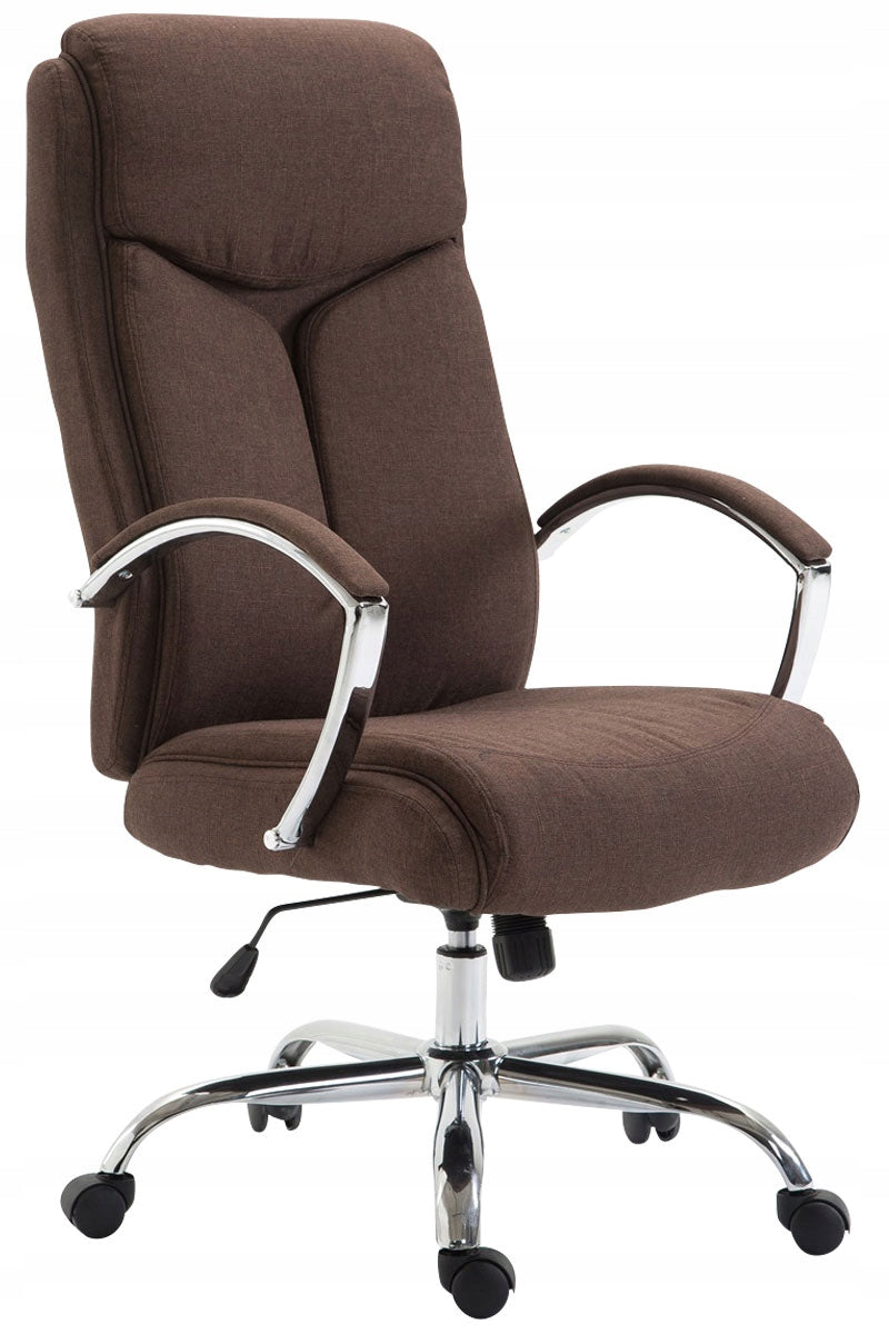 Office chair Vaud fabric, brown