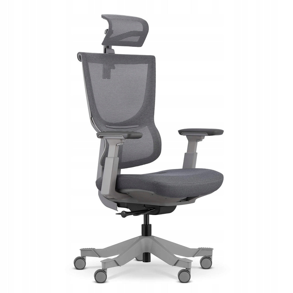 Office chair Vigo grey mesh/fabric ergonomics house room adjustments