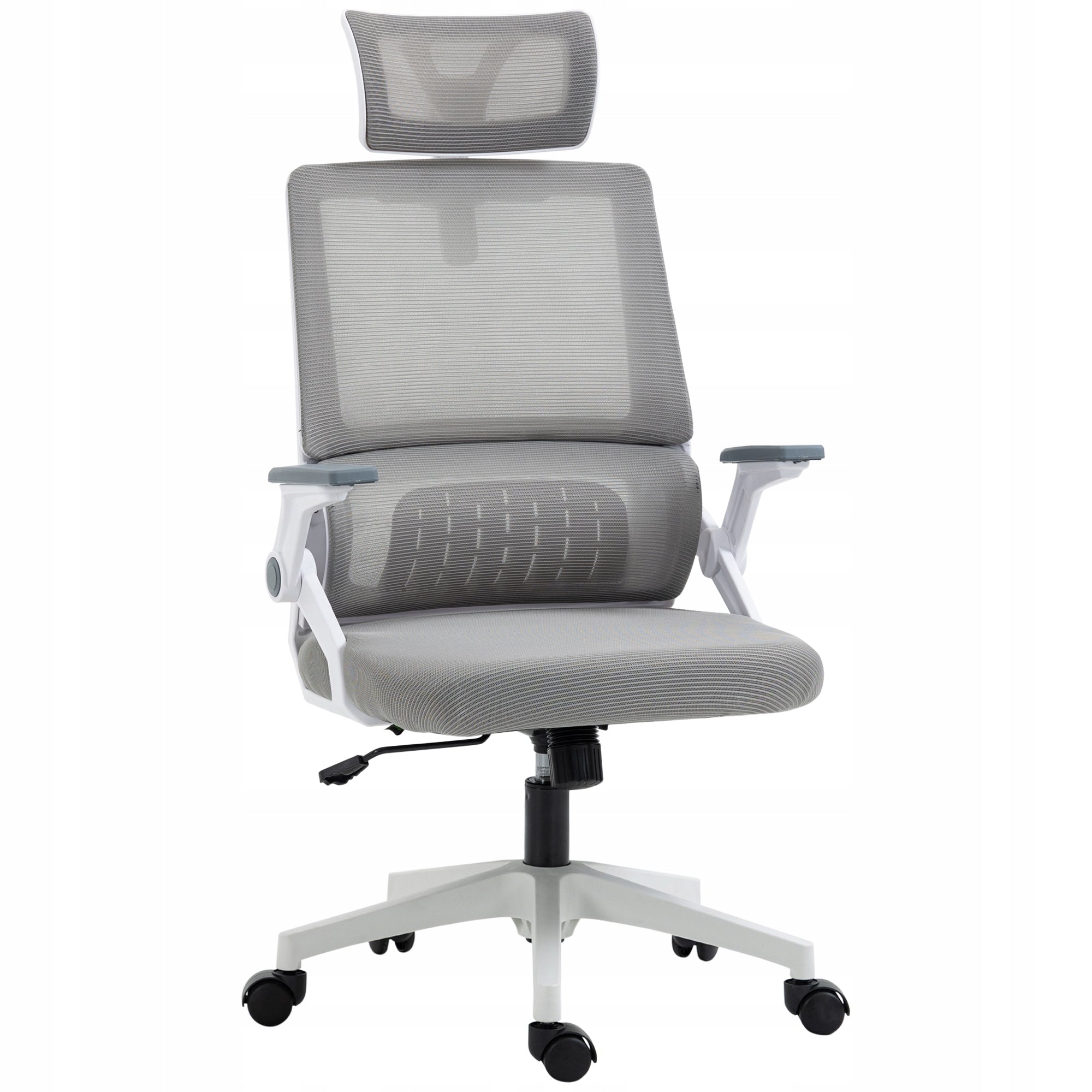 Office chair Vinsetto, ergonomic, with adjustable backrest, grey