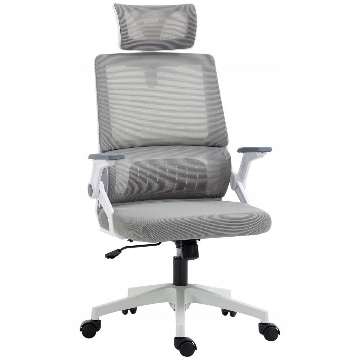 Office chair Vinsetto, ergonomic, with adjustable backrest, grey