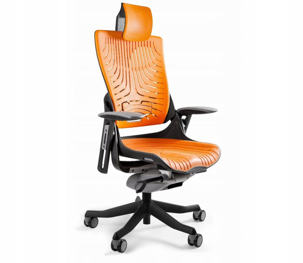 Office chair Wau 2 TPE-12 elastomer mango/black