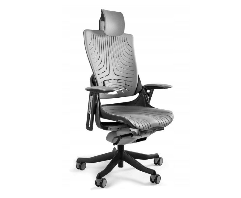 Office chair Wau 2 TPE-8 elastomer grey/black