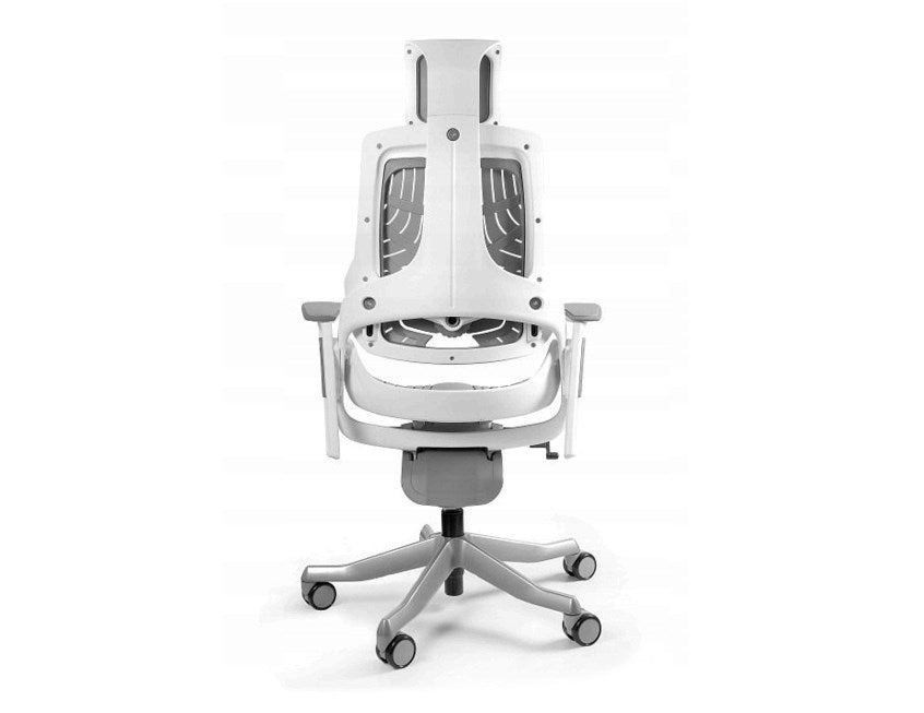 Office chair Wau TPE-8 elastomer grey/white Furniture depth 51 cm