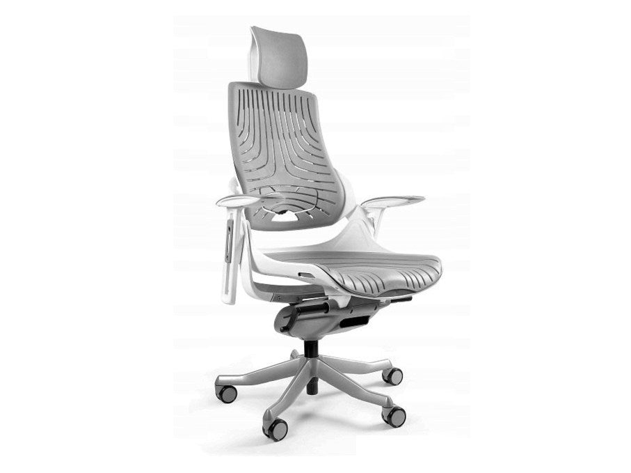 Office chair Wau TPE-8 elastomer grey/white