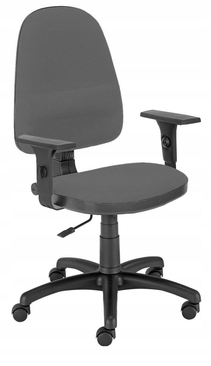 Office chair adjustable armrests Bravo C73 grey-black Nowy Styl