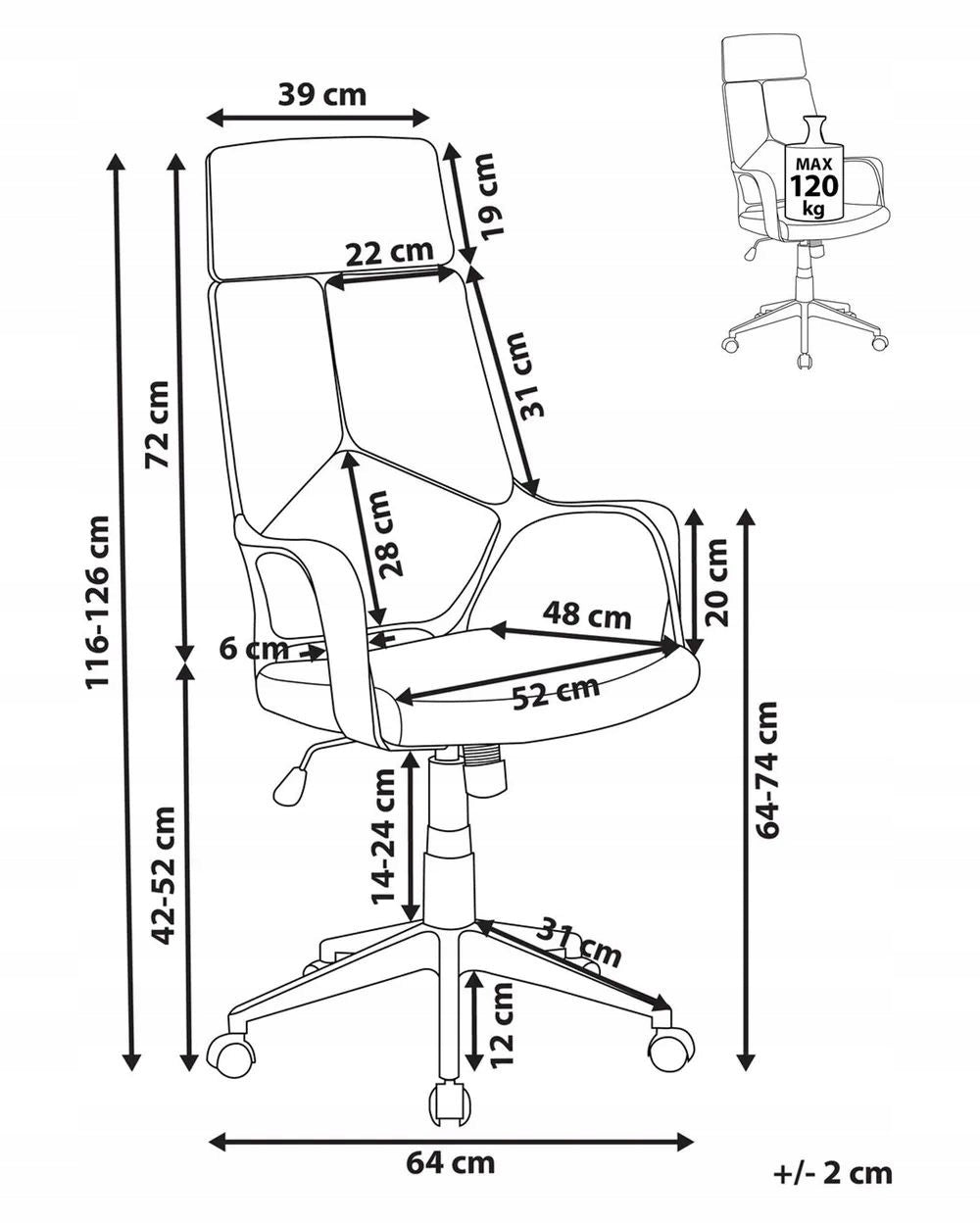 Office chair adjustable lime wheels Medical device no