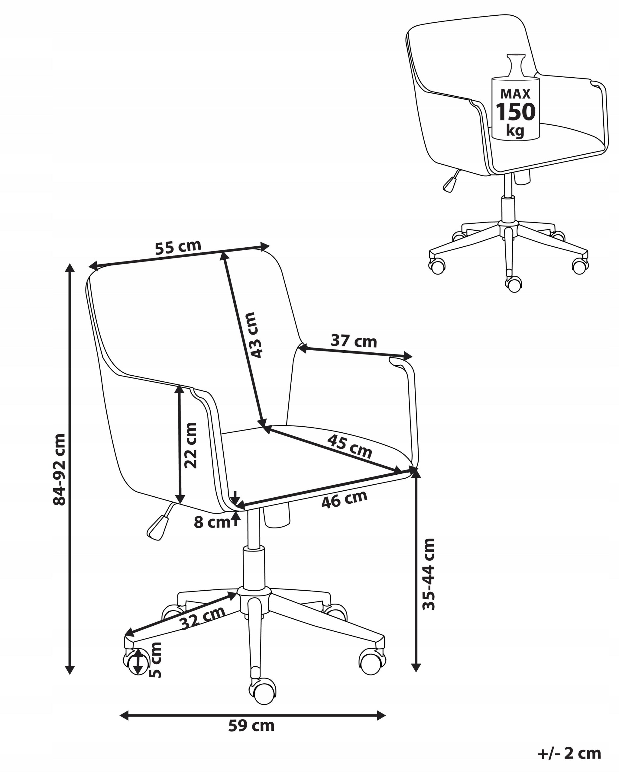 Office chair backrest velour pastel pink Medical device no
