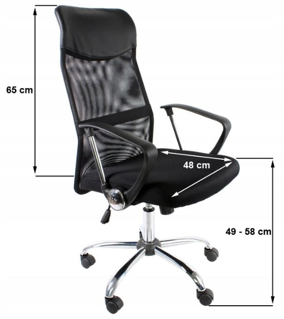 Office chair breathable swivel GIOSEDIO black EAN (GTIN) 5902751540734
