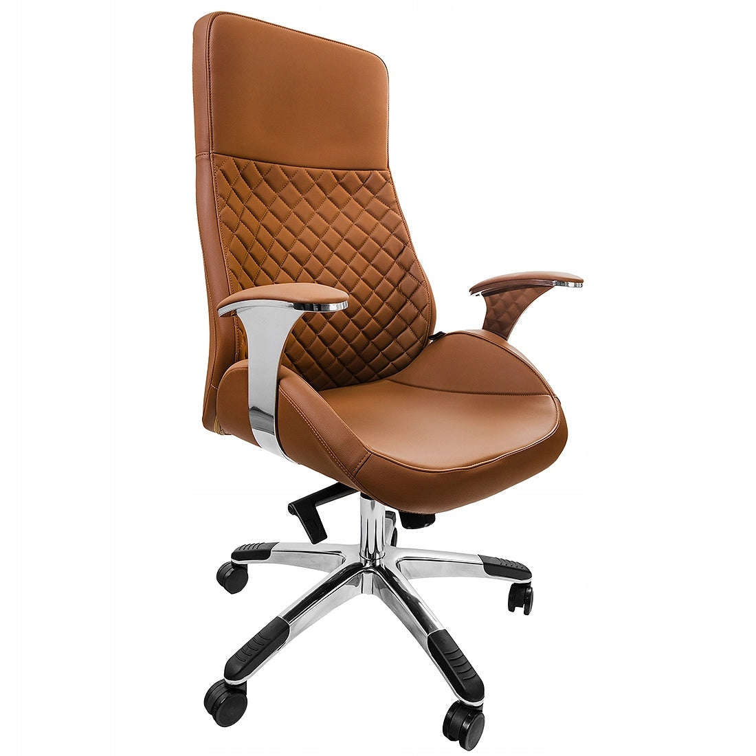 Office chair bronze Spacetronik Rotary Ergonomic 110kg faux leather Packaging status original