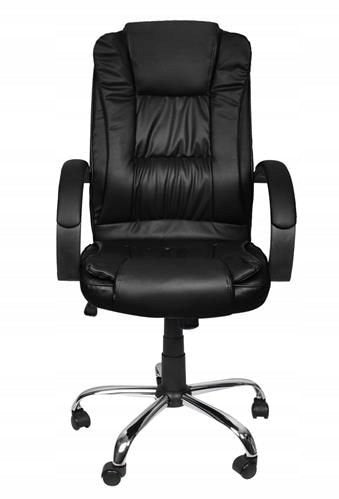 Office chair eco leather - black MALATEC Furniture depth 60 cm