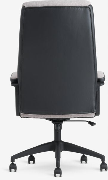 Office chair ergonomic grey eco leather Brand JYSK
