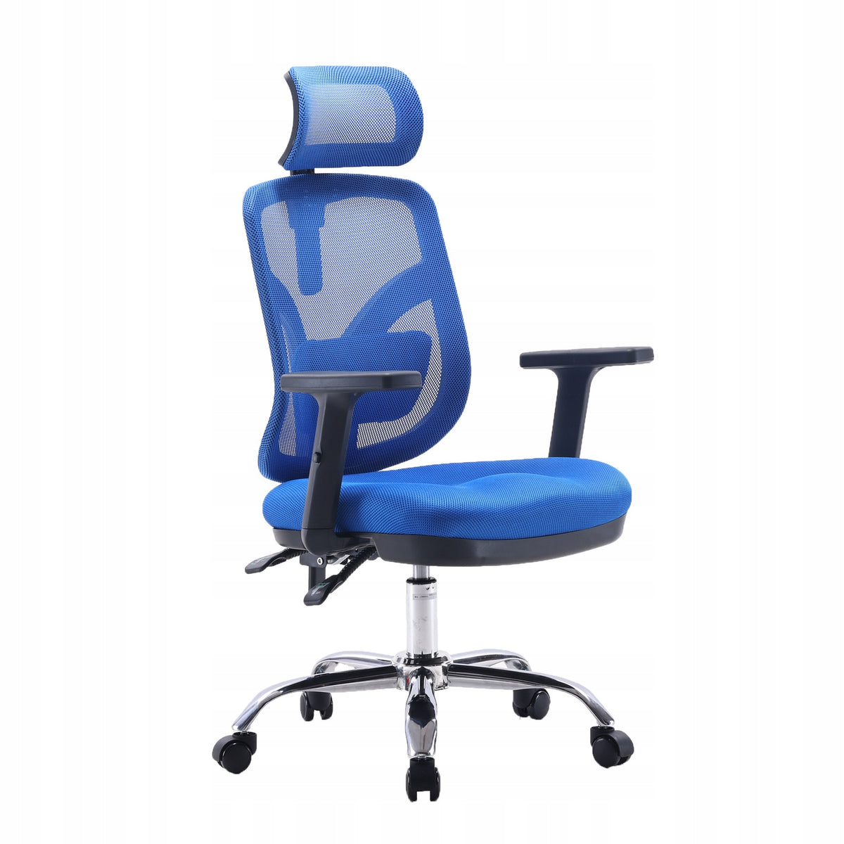 Office chair ergonomic swivel chair blue adjustable BHP M56 Manufacturer code Fotel biurowy M56 Blue