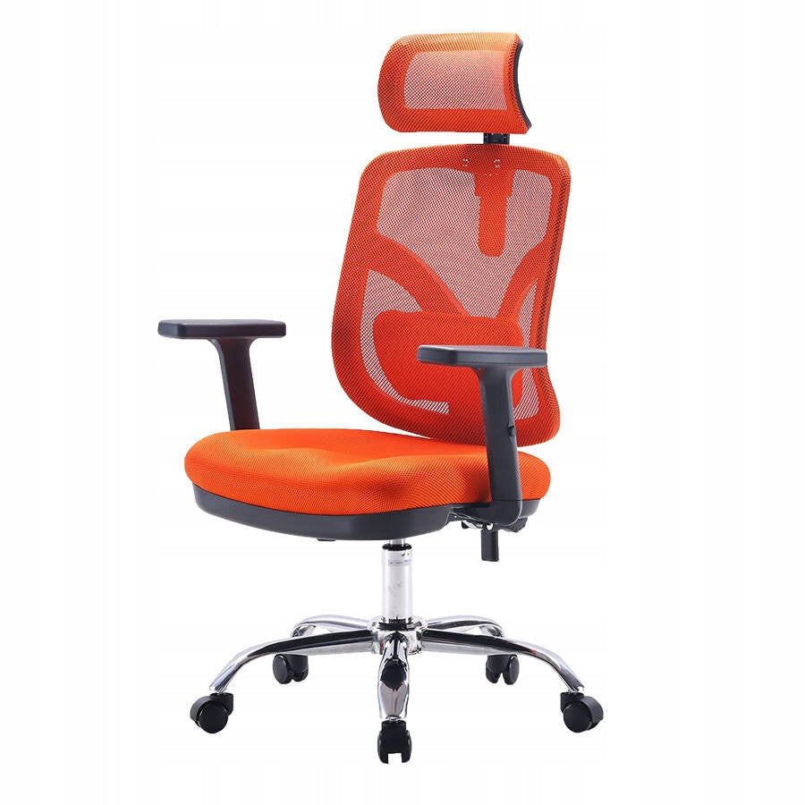 Office chair ergonomic swivel chair orange adjustable BHP M56 Manufacturer code Fotel biurowy M56 Orange