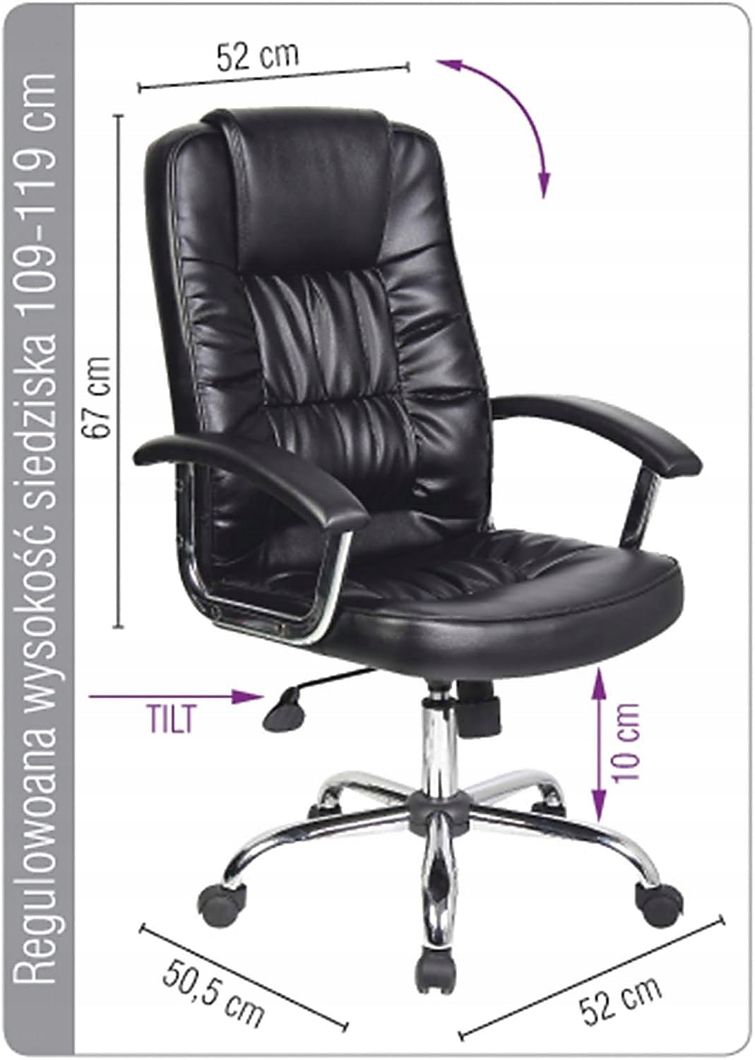 Office chair office products cyprus, black Brand Office Products