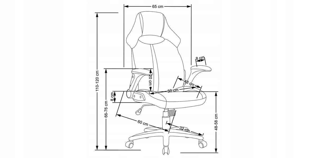 Office chair pink black, ergonomic swivel chair for desk BLOOM Brand Halmar