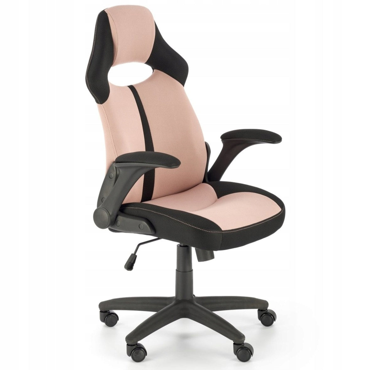 Office chair pink black, ergonomic swivel chair for desk BLOOM
