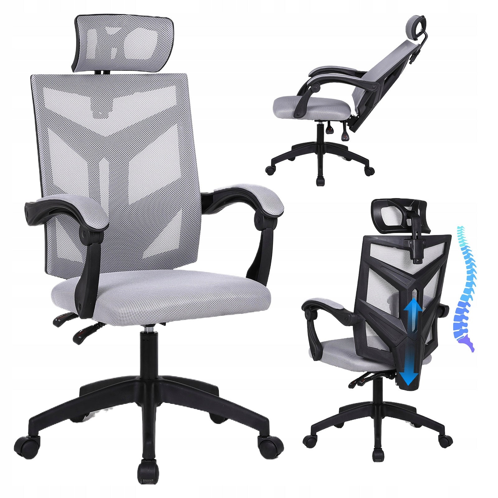 Office chair swivel chair ergonomic mesh comfort Packaging status original