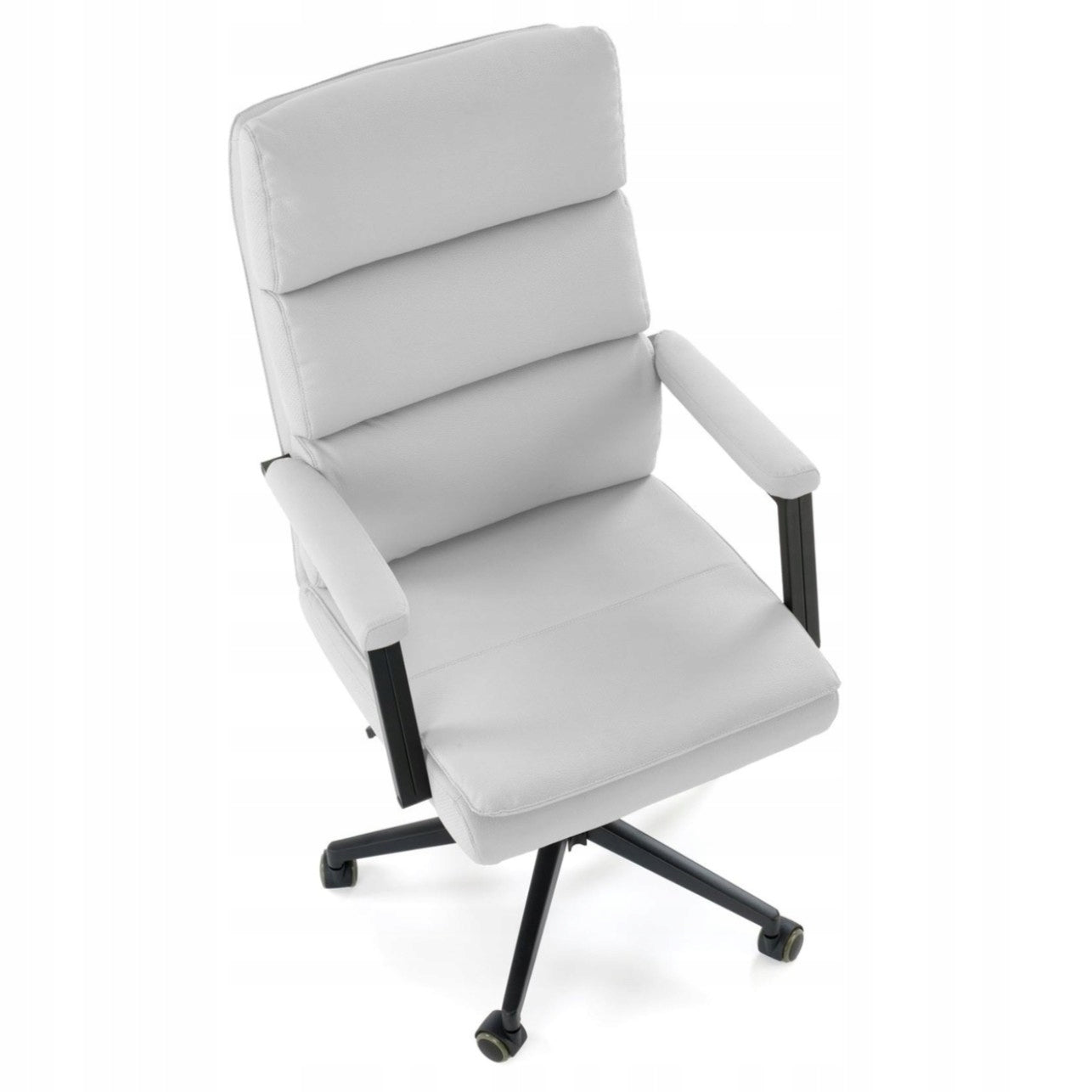 Office chair swivel chair grey leather for computer desk ADRIANO 2 Brand Halmar