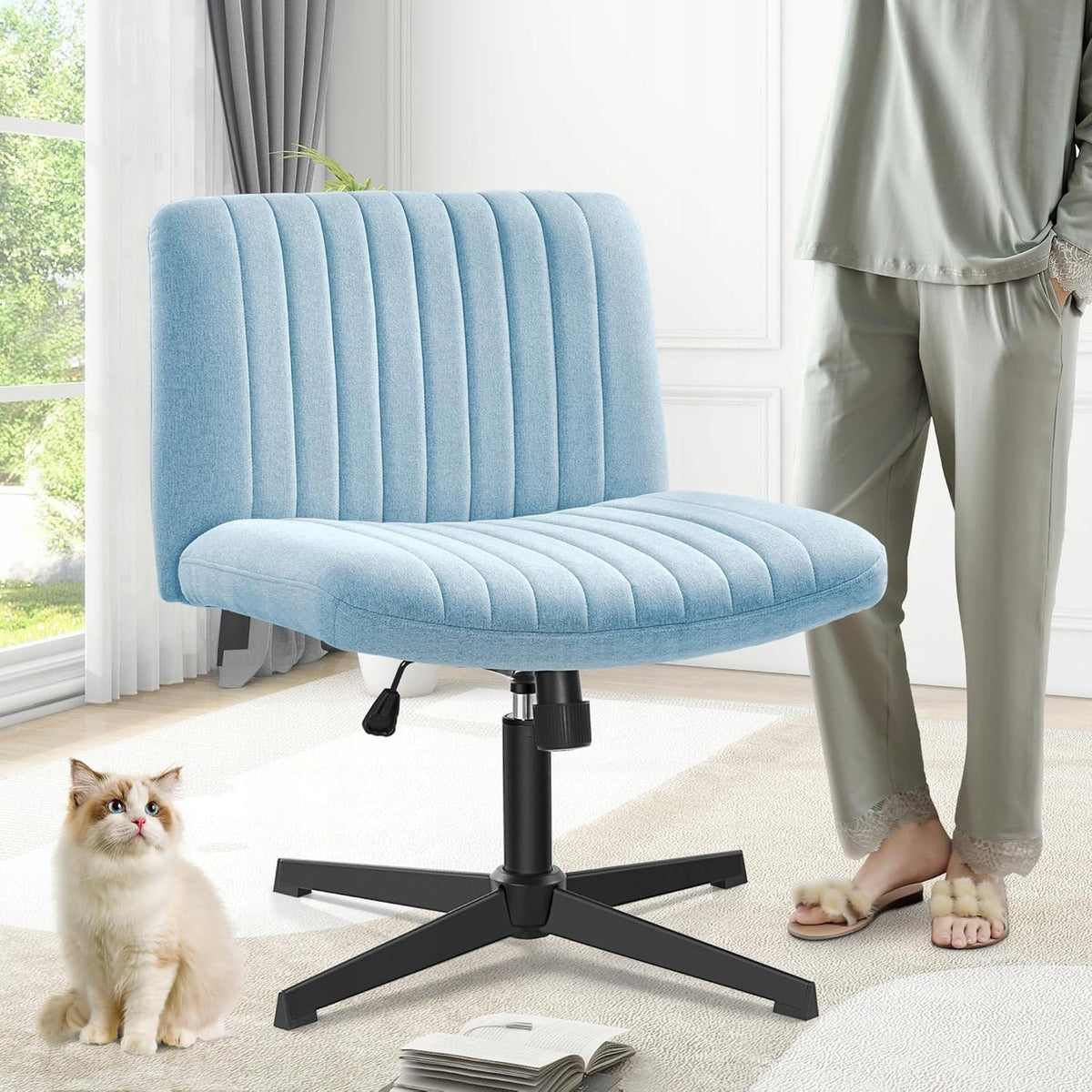Office chair swivel chair height adjustment wide upholstery Brand no brand