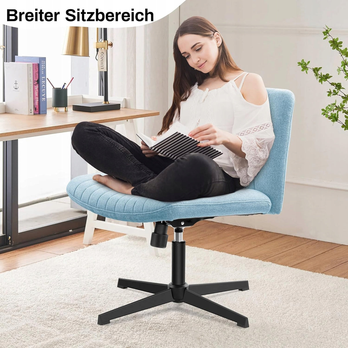 Office chair swivel chair height adjustment wide upholstery Medical device no