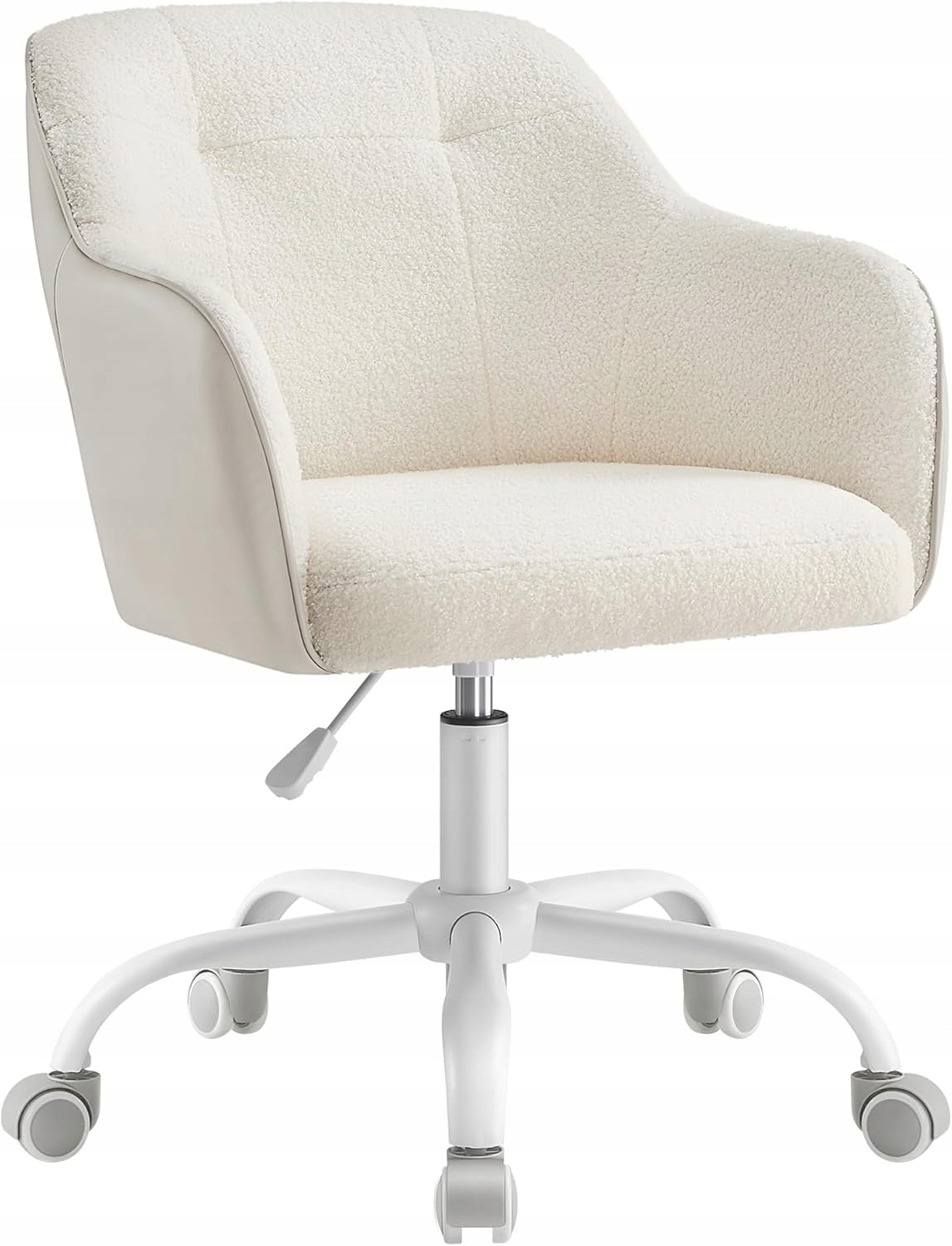 Office chair swivel height adjustment load capacity up to 110 kg white