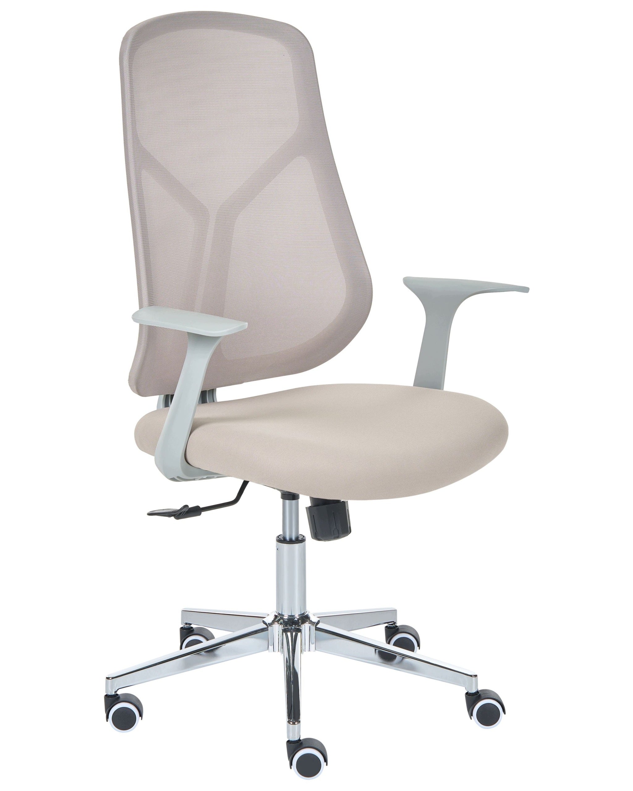 Office chair swivel net adjustable beige