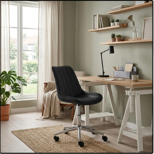 Office chair swivel office chair comfortable for desk adjustable black Packaging status original