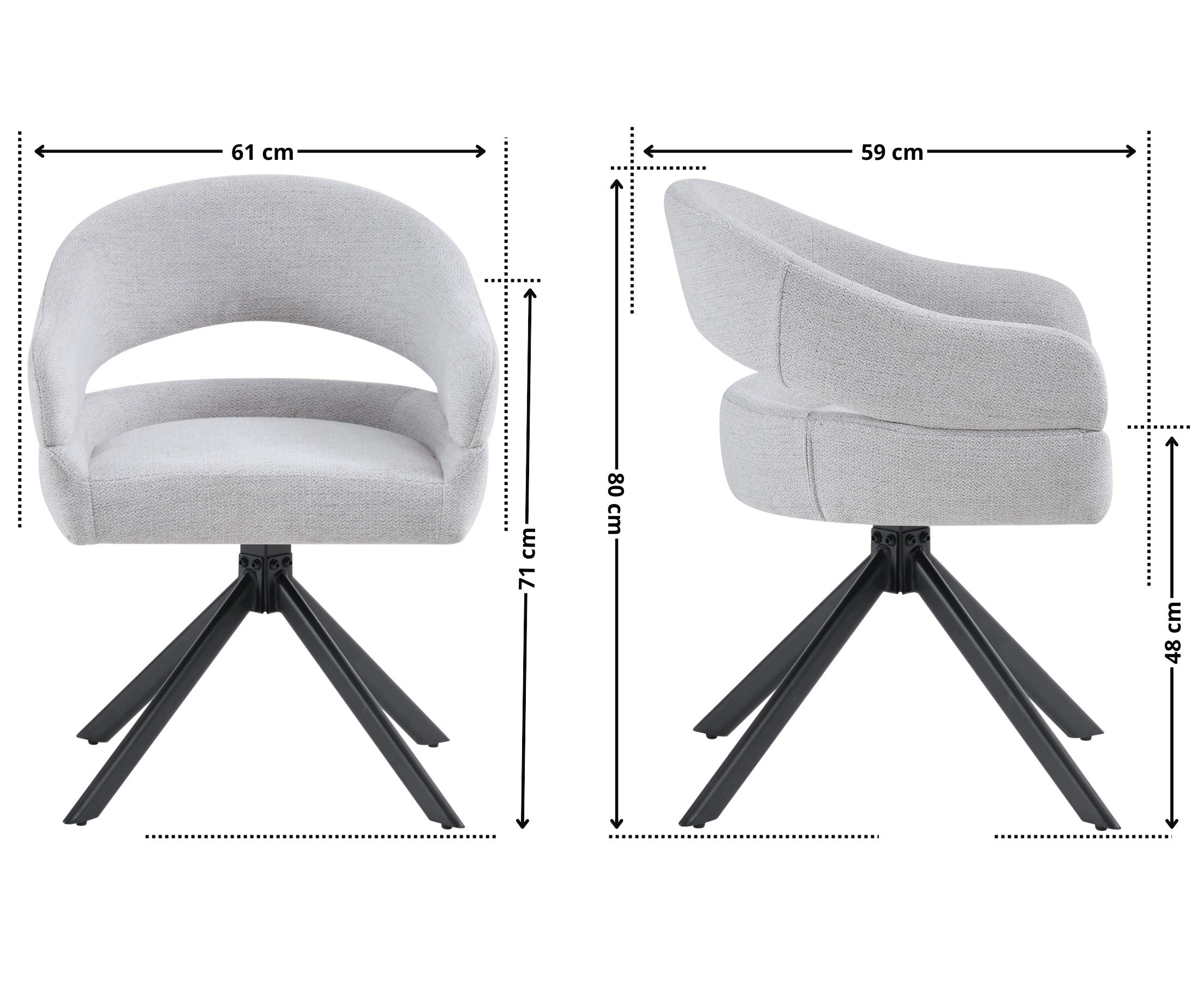 Office chair swivel office chair upholstered beige for desk MALOJA Manufacturer code EX-341/RD-2