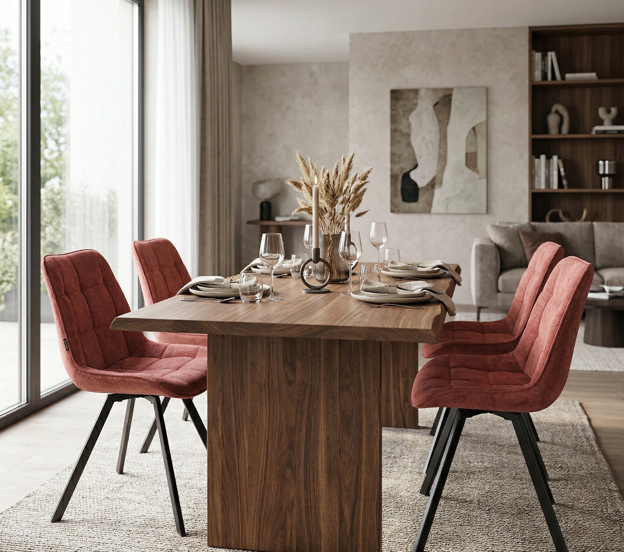 Office chair swivel office chair upholstered burgundy for LAPO desk Packaging status original