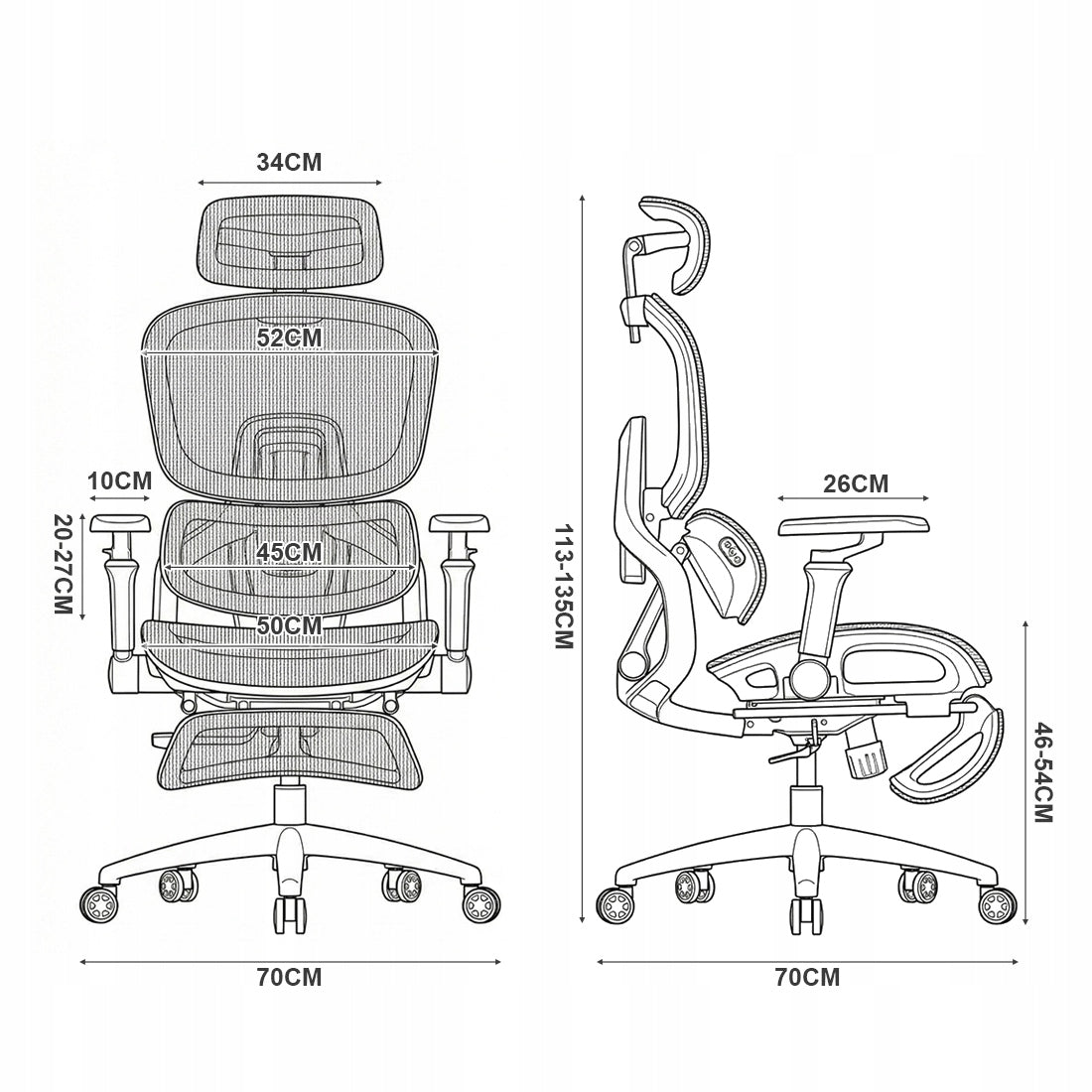 Office chair witchcraft Office chair FOOTREST +MASSAGE +FAN Spacetronik Manufacturer code SPC-DORIS-20B