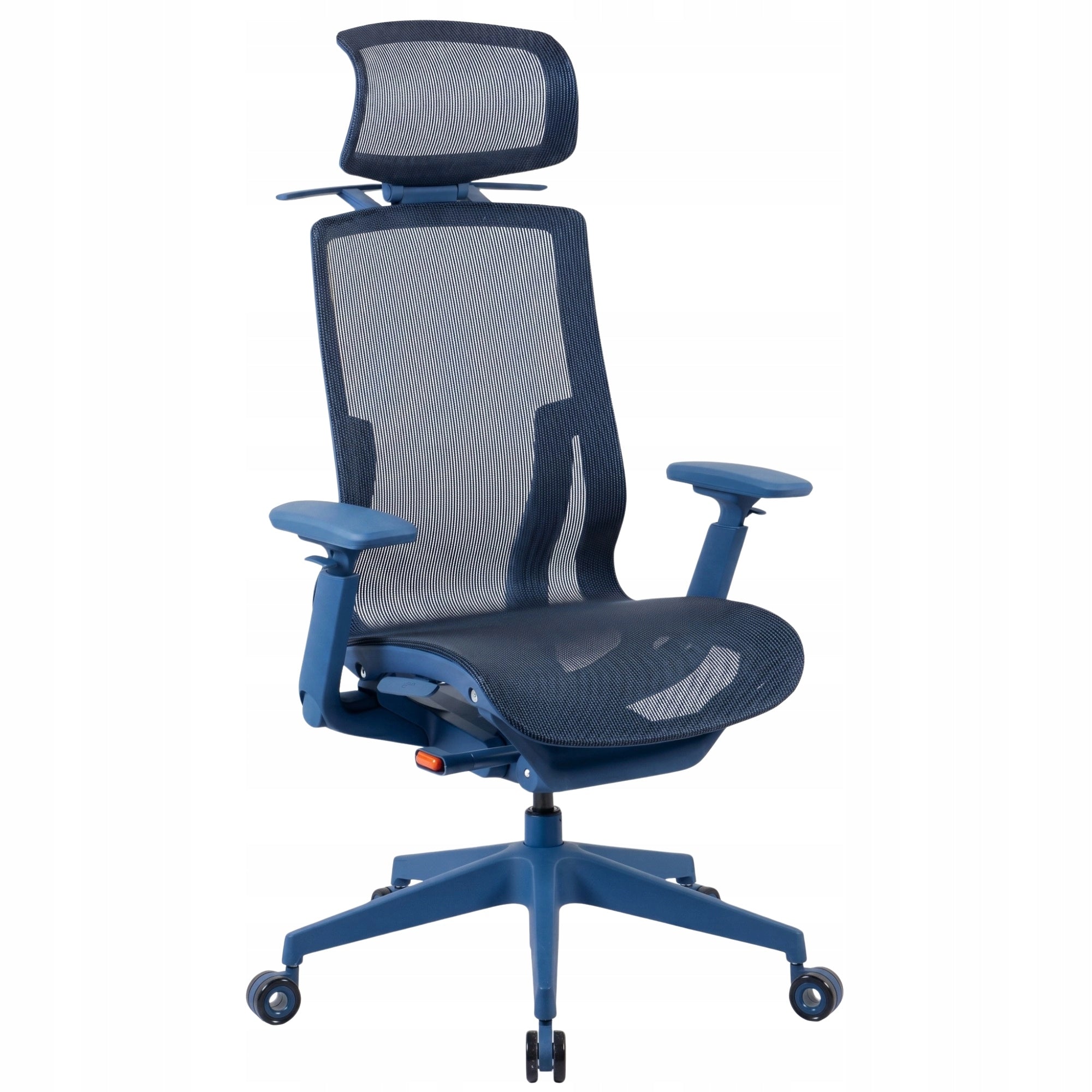 Office chair with Mesh Spacetronik navy blue 135kg ERGONOMIC Rotary