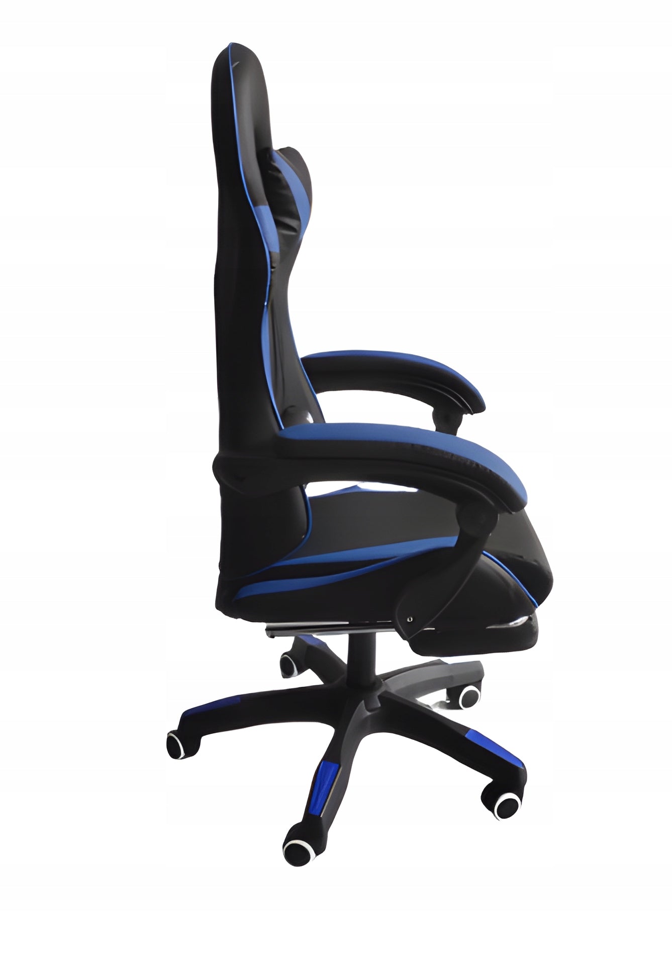 Office chair with footrest COYOTE black - blue Brand no brand