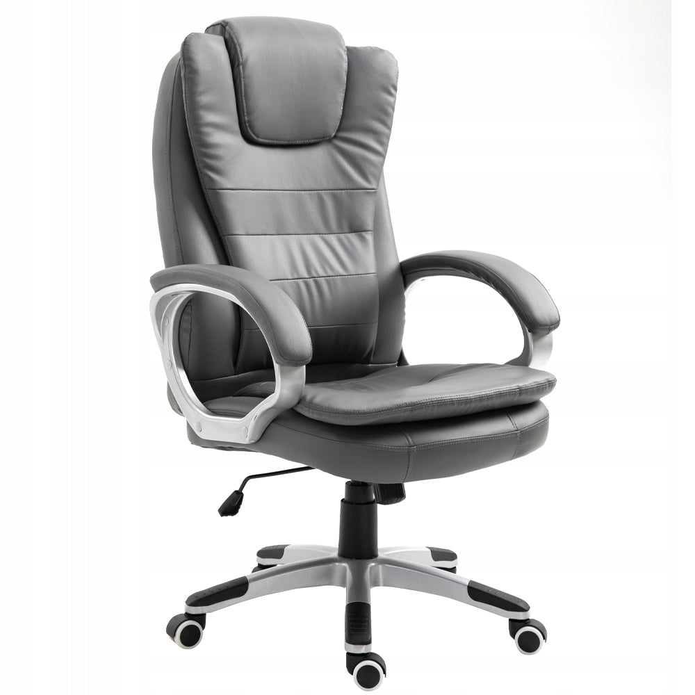 Office chair with massage heated YK7304 grey