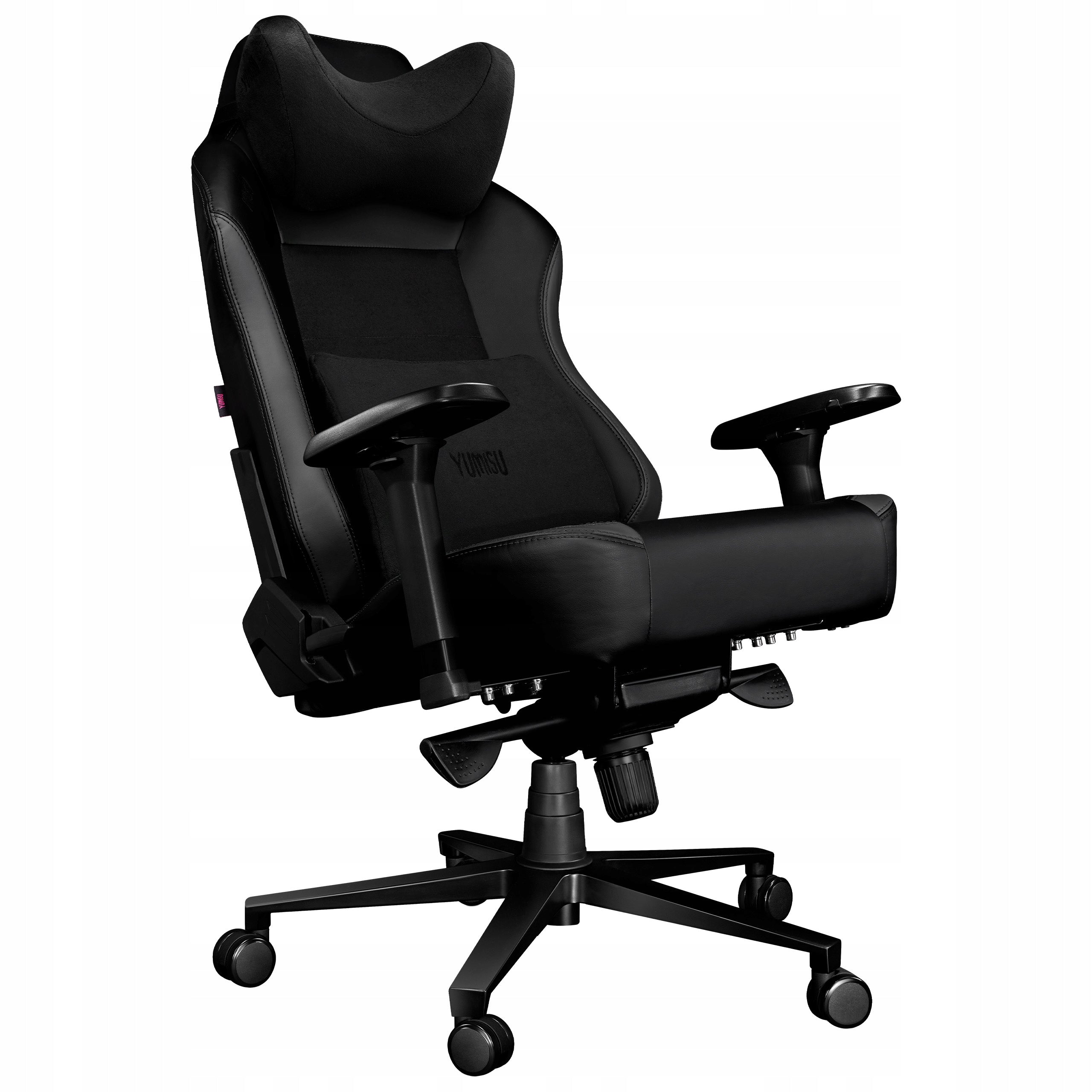 Office computer chair YUMISU 2051 black Suede fabric inserts