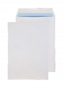 Office envelopes B5 HK 50pcs with strap WHITE