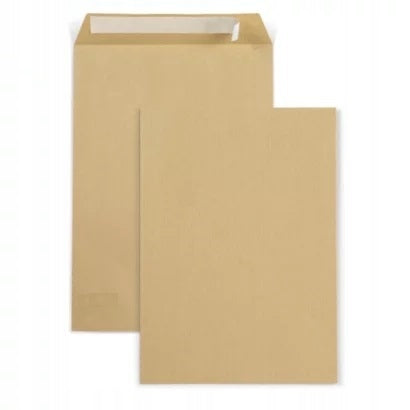 Office envelopes C3 HK 50pcs with strap BROWN